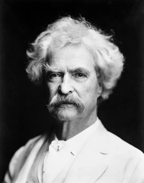 Original photograph of Mark Twain, 1907
